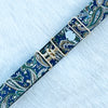 Hunter Paisley belt with 1.5: gold surcingle buckle by KF Clothing