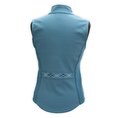 Annie soft shell vest in teal by KF Clothing