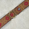 Burgundy & Gold Geo Diamond