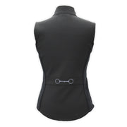 Charlotte soft shell vest in black by KF Clothing