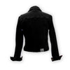 Cheetah black denim jacket by KF Clothing