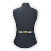 Sundown black vest back view by KF Clothing