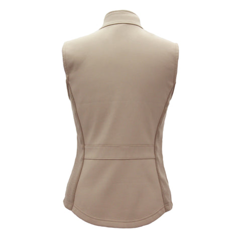 Tan soft shell vest by KF Clothing